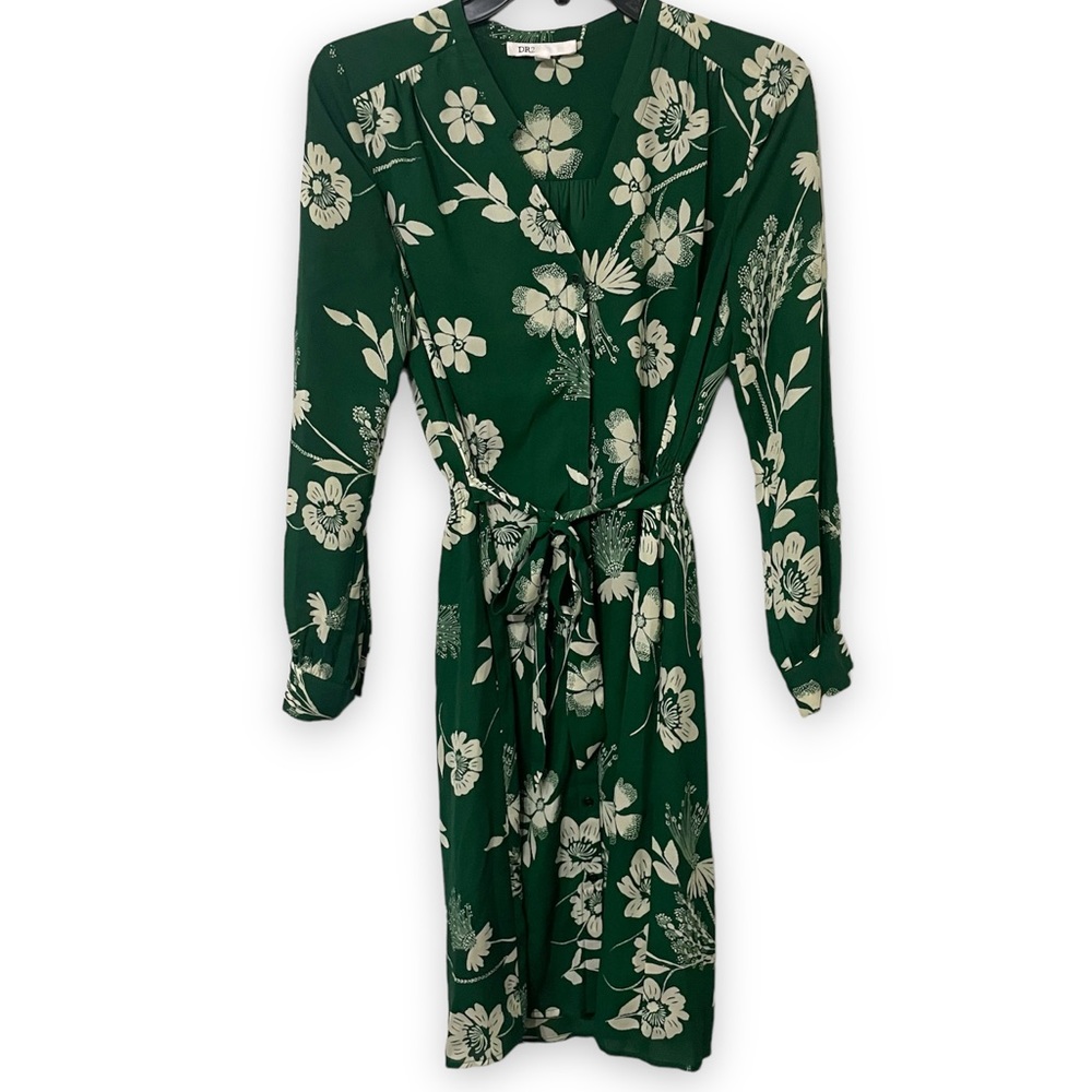 DR2 Green Floral Dress